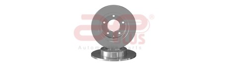 Фото автозапчасти диск гальмiвний MAZDA 626 V (GF) [05/97-10/02]2.0 (GFER) (4146391) APPLUS 61987AP