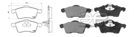 Фото автозапчастини колодки тормозные VW TRANSPORTER T4 PLATFORM/CHASSIS (70E, 70L, 70M, 7DE, 7DL, 7D [07/90-04/03]1.9 D (7D0698151E) APPLUS 71122AAP