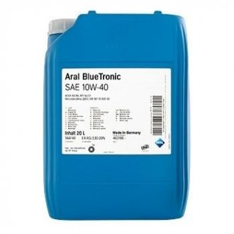 Моторна олива BlueTronic / 10W40 / 20л. / ARAL 10487