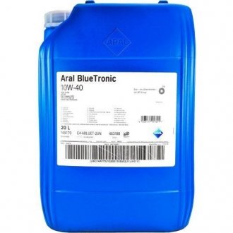 Фото автозапчастини олива BlueTronic 10W-40, 20л. ARAL 14AF79