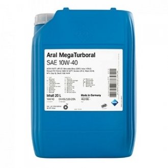 Фото автозапчасти megaTurboral 10W-40 ARAL 1554EF