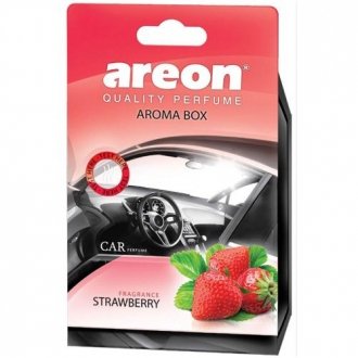 Фото автозапчастини освіжувач повітря BOX під сидіння Strawberry Areon ABC04