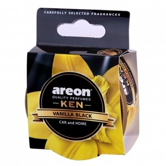 Фото автозапчастини освіжувач повітря KEN Vanilla Black Areon AK31