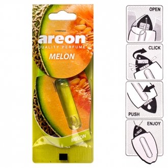 Фото автозапчасти освежитель воздуха жидкий листик "LIQUID" Melon 5ml (24) Areon LR12