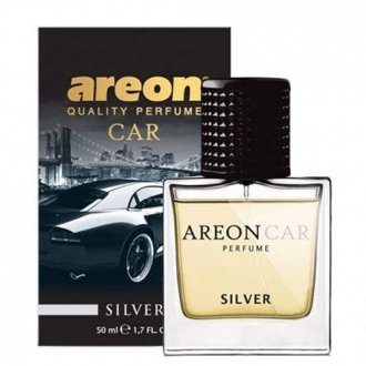 Освежитель воздуха спрей "Perfume" Silver в стекле 50 ml Areon MCP05 (фото 1)