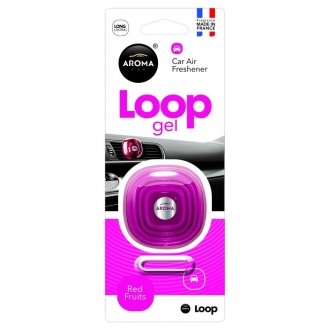 Ароматизатор Car Loop Gel Red Fruits Красные фрукты Aroma 63115