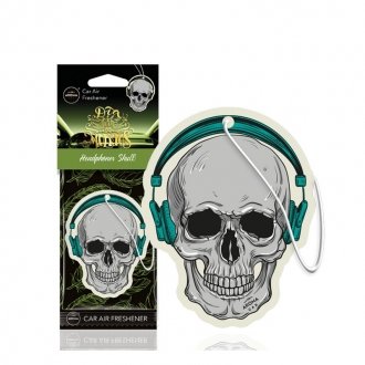 Ароматизатор Car Cellulose Dia Los Muertos - Headphones Skull (24шт.) Aroma 83277 (фото 1)
