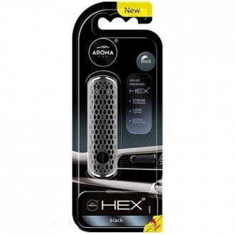 Фото автозапчасти ароматизатор на дефлектор Car HEX 10g - BLACK Aroma 83575