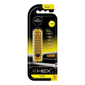 Ароматизатор на дефлектор Car HEX 10g - VANILLA Aroma 83577