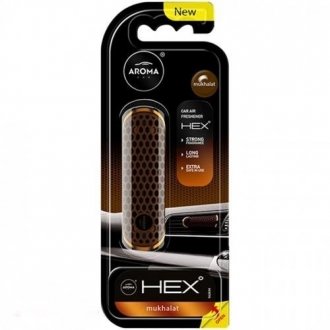 Фото автозапчасти ароматизатор на дефлектор Car HEX 10g - MUKHALAT Aroma 83578