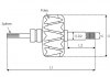 Фото автозапчасти ротор генератора DR 12V-100A до 13579667 CA2120,A1027 AS-PL AR1008 (фото 2)