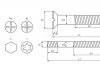 Фото автозапчастини болт з фігурною головкою AS-PL SP0007 (фото 2)
