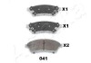 Фото автозапчасти brake Pad Set, disc brake ASHIKA 5000041 (фото 1)