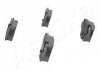 Дисковые тормозные колодки, комплект ASHIKA 510000004 (фото 4)