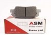 Колодки дисковые задние Santa FE CM 09-,Sorento XM 09- ASM FR257015 (фото 1)