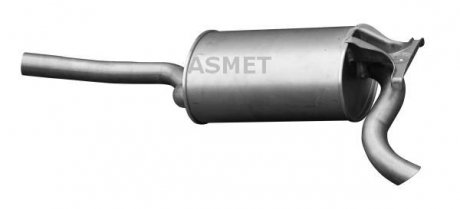 Глушитель выхлопных газов конечный ASMET 01.004