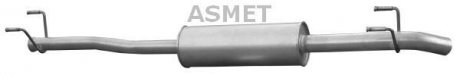 Задній. глушник,випускна сист. ASMET 02.058 (фото 1)