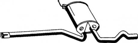 Глушник передній VW PASSAT 1.8/1.9D 10.96-11.00 ASMET 04.077 (фото 1)