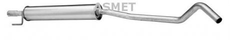 Передній глушник,випускна сист ASMET 05.145