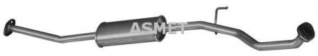 Глушник вихлопної системи середній NISSAN MICRA III 1.0/1.2/1.4 01.03-06.10 ASMET 14.045