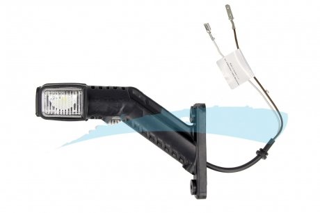 Фонарь габаритный боковой (рожок) SUPERPOINT IV LED 24V правый кабель 250мм ASPOCK 31-3102-024 (фото 1)