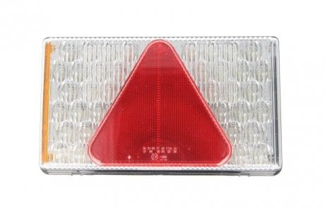 Задній ліхтар ліва MULTI LED (LED, 24В, індикатор включення, світло протитуманних фар, світло заднього ходу, із стоп-сигналом, паркувальні вогні, аварійний трикутник, бокові зазори) ASPOCK A24-7630-707