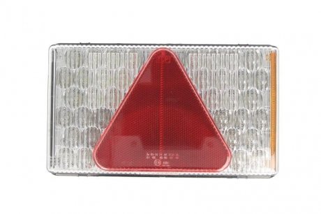 Задний фонарь правая MULTI LED (LED, 24В, индикатор включения, свет противотуманных фар, свет заднего хода, со стоп-сигналом, парковочные огни, аварийный треугольник, боковые зазоры) ASPOCK A24-7730-707