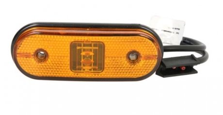 Фонарь габаритный боковой LED оранжевый без креп. 12/24V левый/правый (кабель 500mm) ASPOCK A31-2004-017