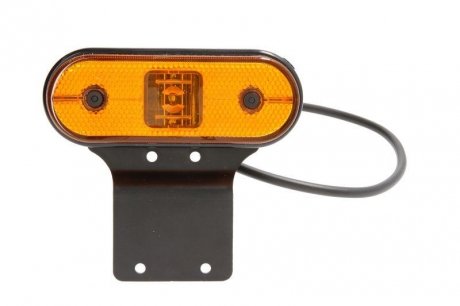 Габаритний ліхтар лівий/правий ; UNIPOINT I, оранжевий, LED, висота 44мм; ширина 119 мм; глибина 18мм, підвісна, довжина кабелю 500, з підвіскою, 24В (з прямою підвіскою, UNIPOINT I) ASPOCK A31-2064-417