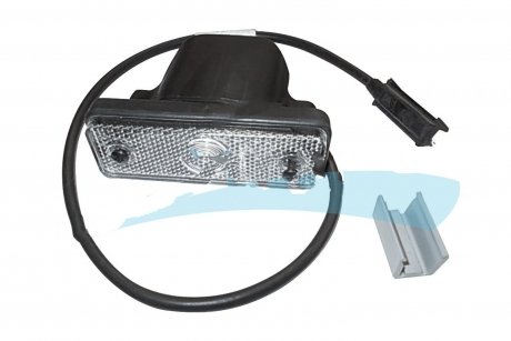 Фонарь габаритный боковой LED белый 12/24V левый/правый (кабель 1500mm) ASPOCK A31-6614-017