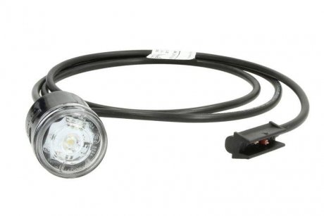 Левый/правый габаритный фонарь; MONOPOINT II, белый, LED, встраиваемый, длина кабеля 1500, 12/24В (MONOPOINT II) ASPOCK A31-6704-107
