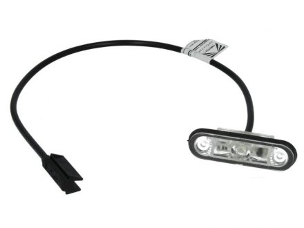 Фонарь габаритный боковой LED белый 12/24V левый/правый (кабель 500mm) ASPOCK A31-7104-007