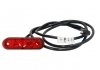 Габаритний ліхтар лівий/правий ; POSIPOINT II, червоний, LED, висота 24мм; ширина 80 мм; глибина 20мм, врізний, довжина кабелю 1500, 12/24В (з затискачем для плоского кабелю, POSIPOINT II) ASPOCK A31-7204-017 (фото 1)
