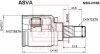 Фото автозапчасти шрус внутренний левый Almera N16E QG15DE 00-06 ASVA NSIUN16B (фото 1)