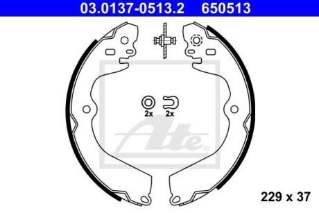 Фото автозапчастини автозапчасть ATE 03013705132