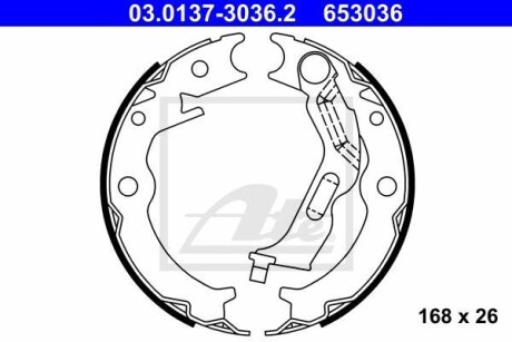 Фото автозапчастини не постачається ATE 03.0137-3036.2