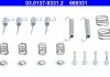 Комплект крепления тормозных колодок (MANDO) HYUNDAI ACCENT III; KIA RIO II 1.4-1.6 03.05-12.12 ATE 03.0137-9331.2 (фото 2)