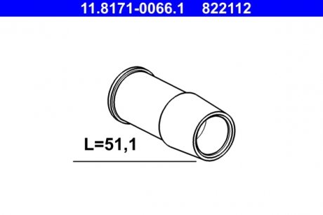 Ремкомплект переднего левого/правого тормозного суппорта (диаметр поршня: 13, упаковка из 10 шт.) MERCEDES M (W164), R (W251, V251); BMW 5 (E60), 5 (E61), 6 (E63), 6 (E64), 7 (E65 1.9D-6.2 09.95-08.15 ATE 11.8171-0066.1 (фото 1)
