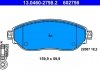 Комплект гальмівних колодок спереду FIAT TALENTO; NISSAN NV300; OPEL VIVARO B; RENAULT TRAFIC III 1.6D/2.0D 05.14- ATE 13.0460-2798.2 (фото 2)