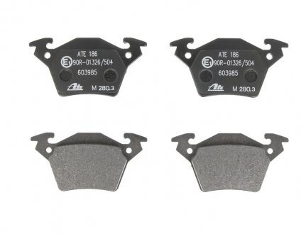 Комплект тормозных колодок задних MERCEDES V (638/2), VITO (W638) 2.0-2.8 02.96-07.03 ATE 13.0460-3985.2