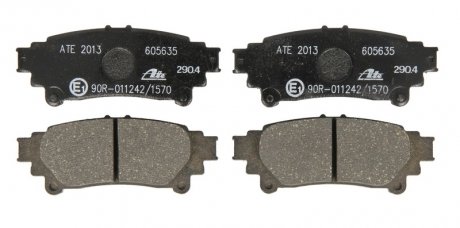 Комплект тормозных колодок задних LEXUS IS III, RX; TOYOTA PRIUS PLUS 1.8H-3.5 12.08- ATE 13.0460-5635.2