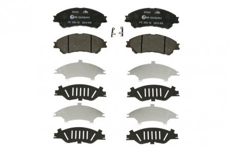 Комплект гальмівних колодок спереду FORD USA F-150; SUZUKI S-CROSS, SX4 S-CROSS, VITARA 1.0-4.9 09.86- ATE 13.0460-5656.2 (фото 1)