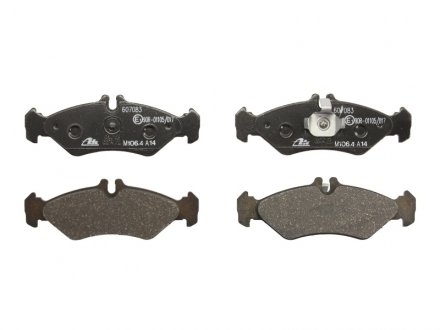 Комплект гальмівних колодок задніх MERCEDES SPRINTER 2-T (B901, B902); Volkswagen LT 28-35 II, LT 28-46 II 2.1D-2.9D 01.95-07.06 ATE 13.0460-7083.2