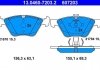 Фото автозапчасти колодки гальмівні дискові ATE 13-0460-7203-2-02 (фото 1)