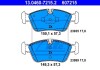 Фото автозапчасти комплект тормозных колодок передний BMW 1 (E81), 1 (E87), 3 (E90) 1.6/2.0/2.0D 06.04-12.11 ATE 13.0460-7215.2 (фото 1)