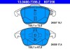 Фото автозапчасти колодки гальмівні (передні) Citroen C4 04-11/Peugeot 207/308 07-14/208 12-/307 03-09/3008 09-16 ATE 13046073562 (фото 1)