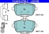 Фото автозапчасти комплект тормозных колодок задних MERCEDES S (W222, V222, X222), SL (R231) 2.2DH-3.5 02.12- ATE 13.0470-2780.2 (фото 3)