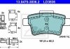 Фото автозапчасти керамические тормозные накладки задн. CITROEN C4 GRAND PICASSO I, C4 PICASSO I 1.6-2.0D 10.06-12.13 ATE 13.0470-3836.2 (фото 3)