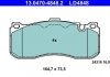 Фото автозапчасти керамические тормозные колодки передний BMW 1 (E81), 1 (E82), 1 (E87), 1 (E88), 3 (E90), 3 (E91), 3 (E92), 3 (E93) 1.6-3.0D 06.04- 12:13 ATE 13.0470-4848.2 (фото 2)