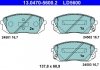 Комплект тормозных колодок керамический фасад HYUNDAI IX35, TUCSON, TUCSON/SUV; KIA CADENZA I, CARENS III, SPORTAGE II, SPORTAGE III, SPORTAGE IV 1.6-3.5 09.04- ATE 13.0470-5600.2 (фото 2)